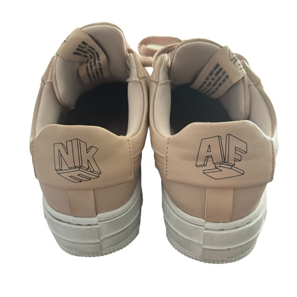 Nike Air Force 1 Pixel Sneakers Particle Beige White Size 9 - Picture 3 of 11